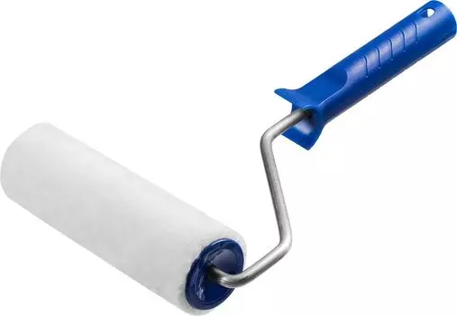 Валик малярный Зубр Велюр 03514-18, 80 мм, d=48 мм, ворс 4 мм, ручка d=8 мм