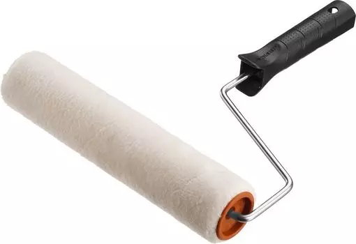 Валик малярный Зубр Велюр 03547-24_z01, 240 мм, d=40 мм, ворс 4 мм, ручка d=6 мм