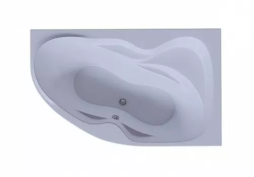 Ванна акрил Акватек Вега 170х105 г/м, ПНуправление, с фронтальной панелью