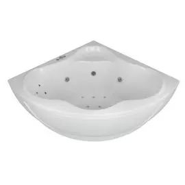 Ванна акриловая Акватек Галатея 135х135 гидромассаж электронное управление