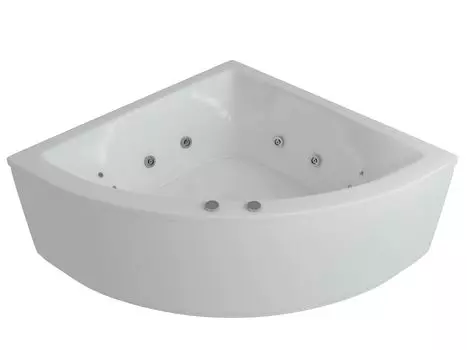 Ванна акриловая Акватек Юпитер 150х150 гидромассаж ПН управление