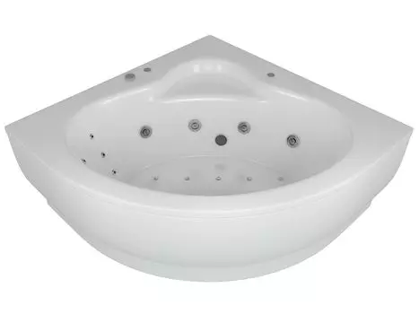 Ванна акриловая Акватек Калипсо 146х146 гидромассаж ПН управление