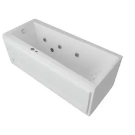 Ванна акриловая Акватек Либра 170х70 гидромассаж аэромассаж ПНуправление