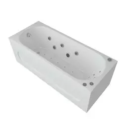 Ванна акриловая Акватек Оберон 170х70 гидромассаж аэромассаж электронное управление