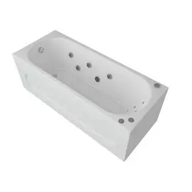 Ванна акриловая Акватек Оберон 170х70 гидромассаж электронное управление
