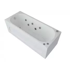 Ванна акриловая Акватек Оберон 180х80 см, г/м, электронное управление, с фронтальной панелью