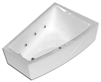Ванна акриловая Акватек Оракул 180х125 гидромассаж ПН управление (правая)