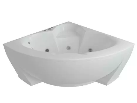 Ванна акриловая Акватек Поларис-1 (138,5х138,5) гидромассаж пневмоуправление