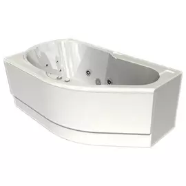 Ванна акриловая Акватек Таурус 170х100 гидромассаж аэромассаж электронное управление (левая)