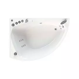 Ванна акриловая Радомир Астория Релакс White 168х120 см, с г/м, белая, левая