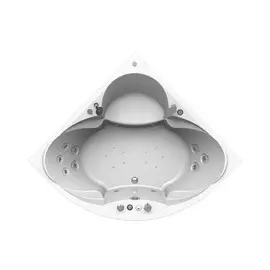 Ванна акриловая Радомир Филадельфия Лечебный Bronze 1-65-4-0-2-042 168х168 см, с г/м, белая