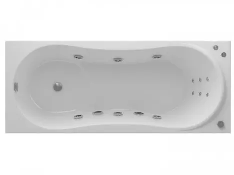 Ванна Акватек Афродита 170х70 г/м Плоская гамма. акрил