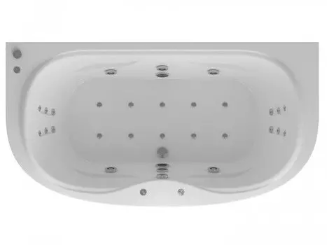 Ванна Акватек Мелисса 180х95 г/м Плоская гамма. акрил