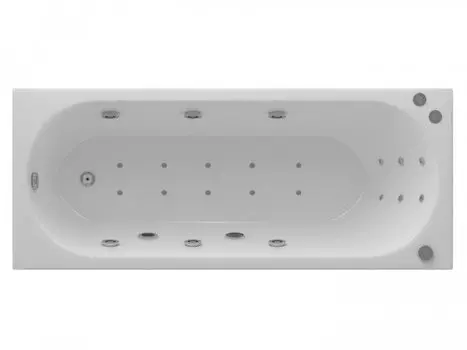 Ванна Акватек Оберон 160х70 г/м Плоская гамма. акрил