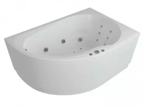 Ванна Акватек Вирго 150х100 г/м Премиум гамма левая акрил