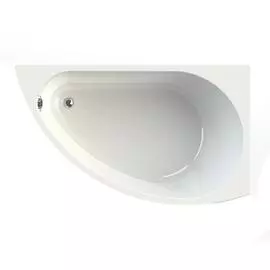 Ванна акрил Vannesa Бергамо 168х100, без панели, с каркасом, правая