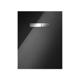 Верхняя панель TECElux 9650004 с механическим блоком управления, стекло черное, клавиши хром глянцевый