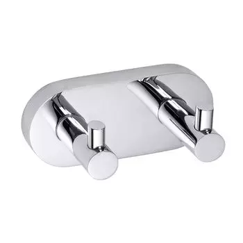 Вешалка-планка с 2-мя крючками BEMETA