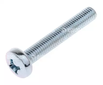 Винт DIN7985 с полукруглой головкой оцинк. М8х50 (6 шт) пак.