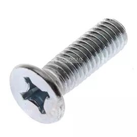 Винт DIN965 с потайной головкой оцинк. М6х20 (100 шт) конт.