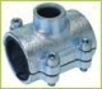 Водоотвод обжим (ANB) 1"х3/4" ВР, 10бар, t-80*C, оцинкованный чугун (33,7мм)