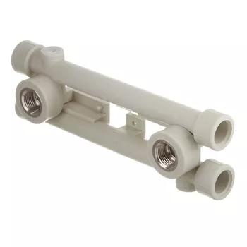 Водорозетка двойная полипропиленовая FV-PLAST