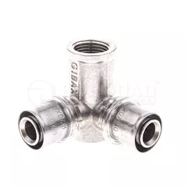 Водорозетка м/п пресс 20х1/2" Н-53мм 2-х плоскостная