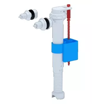 Впускной клапан Ани-пласт WC5013 боковая подводка универсальная G 1/2 и G 3/8 с пластиковым штуцером