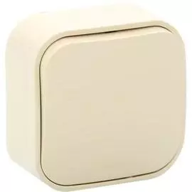 Выключатель 10AX - 250 B~ - Quteo IP 20 - Слоновая кость