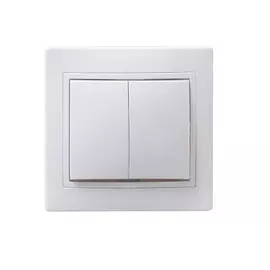 Выключатель 2-кл. СП Кварта 10А IP20 BC10-2-0-КБ, бел.