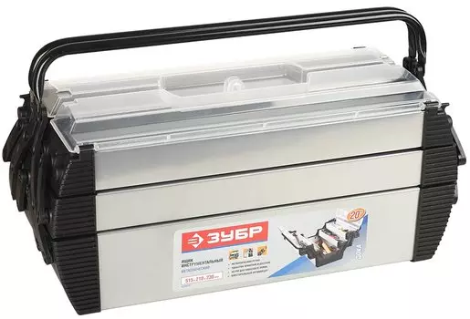 Ящик для инструмента Зубр Профессионал "ДОКА" 38163-20 металлический