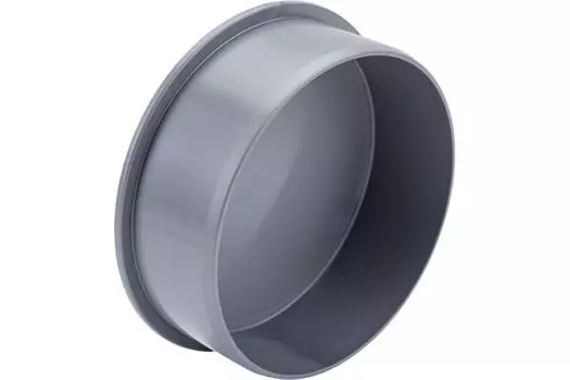 Заглушка канализационная Синикон D 110 мм полипропилен (серая)