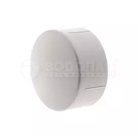 Заглушка полипропилен 75мм, серая