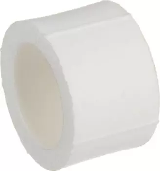 Заглушка полипропиленовая Кросс 25 мм, белая