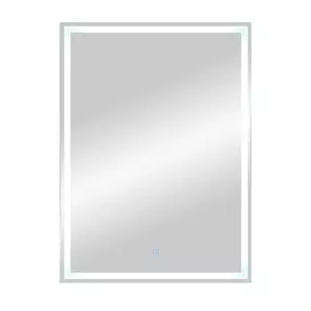 Зеркальный шкаф Континент Allure 550х800, Led подсветка; сенсорное включение; розетка левый/правый
