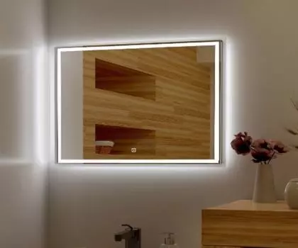 Зеркало Континент Fancy 1000х700 Led подсветка; сенсорный выключатель, акриловый корпус