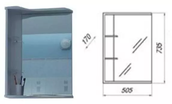 Зеркало MELODIA