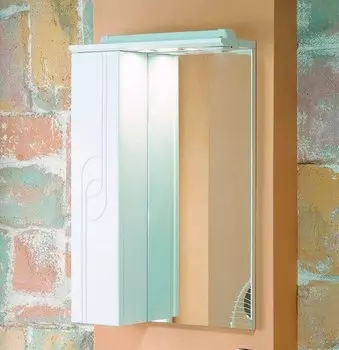 Зеркало-полка Акватон 1A007402PD01L Панда 50, 500х798х172, левая