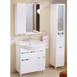 Зеркало со шкафом Аквелла Li.02.06 Лайн 65