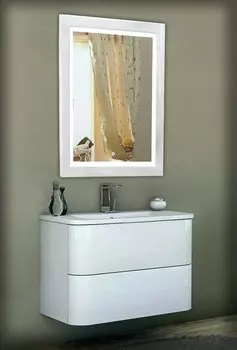 Зеркало Тритон Lines 600х740, Led подсветка, сенсорный выключатель