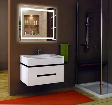 Зеркало Тритон Rimini 1200х800, Led подсветка, сенсорный выключатель