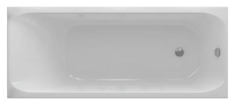 Акриловая ванна Акватек Альфа 140 см