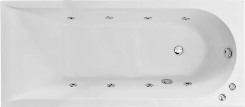 Акриловая ванна Am.Pm Spirit 150x70, с гидромассажем