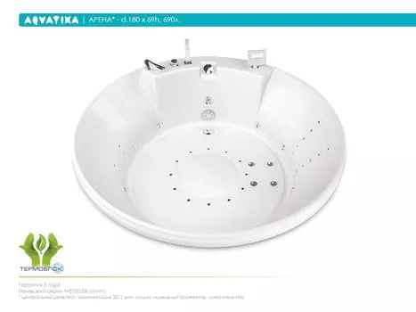 Акриловая ванна Aquatika Арена 180 REFLEXA