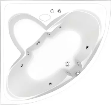 Акриловая ванна Bas Дрова 160 см с г/м