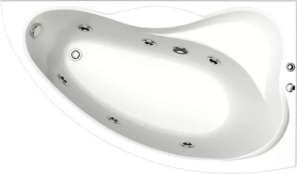 Акриловая ванна Bas Вектра 150 см R с г/м