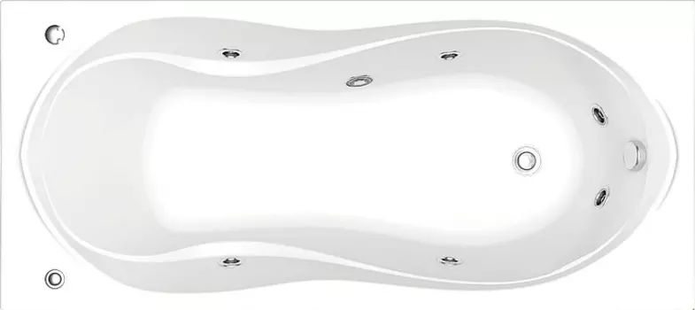 Акриловая ванна Bas Ямайка 180 см с г/м