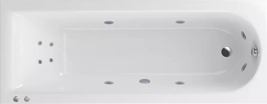 Акриловая ванна Excellent Actima Aurum Hydro+ 170x70
