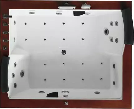 Акриловая ванна Gemy G9052 II O L с телевизором