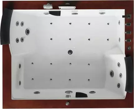 Акриловая ванна Gemy G9052 II O R с телевизором